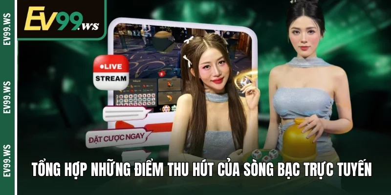 Tổng hợp những điểm thu hút của sòng bạc trực tuyến 