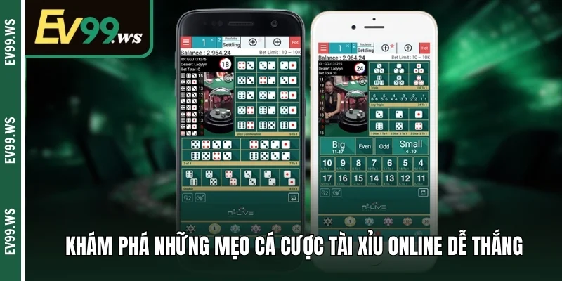 Khám phá những mẹo cá cược tài xỉu online dễ thắng